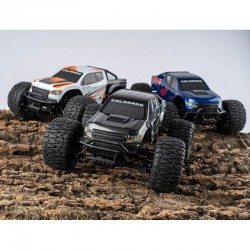 voiture radiocommandée 1/24 Chevrolet Colorado FMT24 Monster truck RTR, noir, FMS