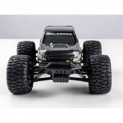 voiture radiocommandée 1/24 Chevrolet Colorado FMT24 Monster truck RTR, noir, FMS