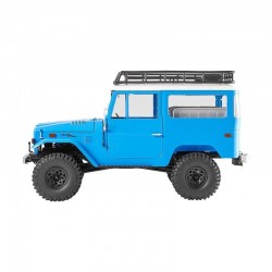 voiture radiocommandée 1/10 Toyota Land cruiser FJ40 scaler ARTR kit, bleu