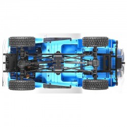 voiture radiocommandée 1/10 Toyota Land cruiser FJ40 scaler ARTR kit, bleu