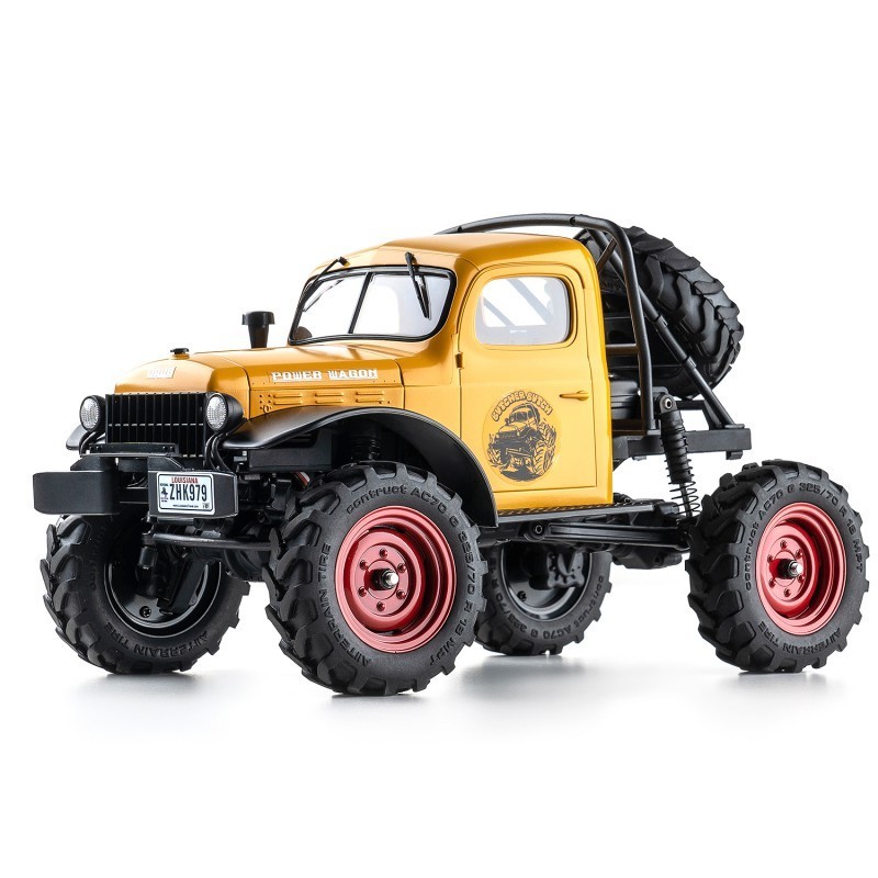 Voiture RTR 1/24, Crawler Power Wagon jaune FMS, voiture télécommandée