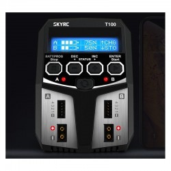 Chargeur de batterie pour modélisme radiocommandé, SkyRc, T100 duo