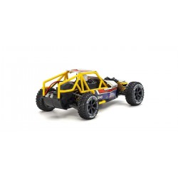 Kyosho SandMaster 2.0 1:10, blanc et bleu,  buggy 4x2 idéal pour débuter, 4548565461066