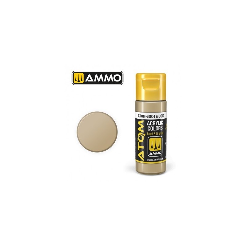 Peinture acrylique ATOM Wood 20004, BOIS, 8432074200048