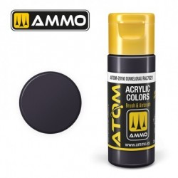 Peinture acrylique ATOM Nato Black 20160, Gris Foncé RAL7021, 8432074201601