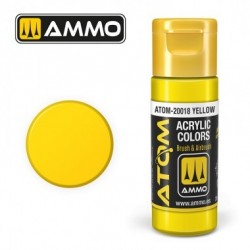 Peinture acrylique ATOM Yello 20018, Jaune, 8432074200185