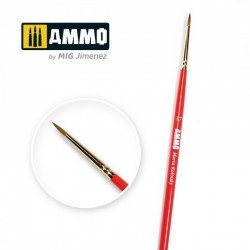 Pinceau en poils de martre, taille 1,7, AMMO 8713, 8432074087137