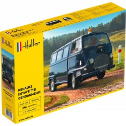 Maquette Renault Estafette Gendarmerie, Maquette Heller 80742, 3279510807424