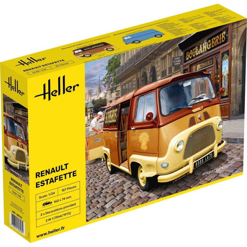 Maquette Renault Estafette , Maquette Heller 80743, 3279510807431