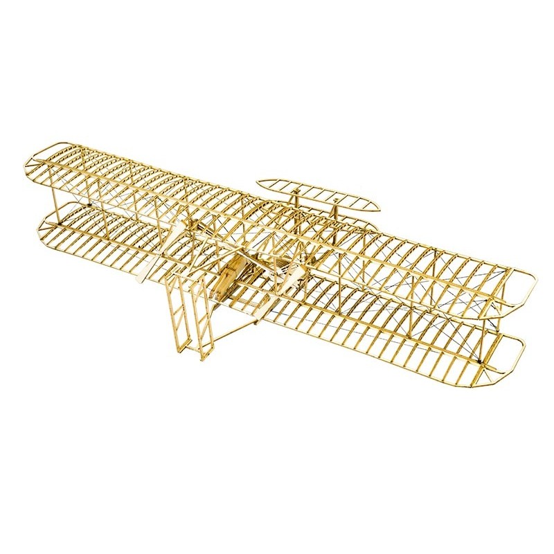 DW HOBBY, Dancing Wings Hobby Maquette d'avion en bois du Wright flyer Maquettes en bois