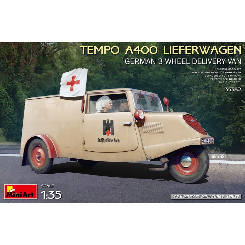 Tempo A400 Lieferwagen, maquette MiniArt au 1/35, 4820183314383