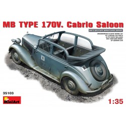 Mercedes type 170V cabriolet salon, maquette MiniArt, 4820041102381