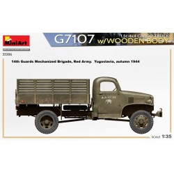 Camion Chevrolet G7107 avec caisse de transport en bois, maquette Miniart, 4820183314604