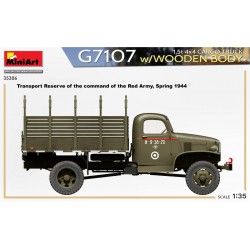 Camion Chevrolet G7107 avec caisse de transport en bois, maquette Miniart, 4820183314604