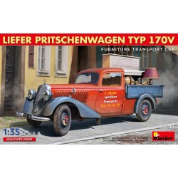 Camionette  Mercedes 170V, livraison de meubles,  maquette au 35eme, MiniArt, 5905090346654