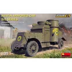 Austin armored car WWI, 3eme série, maquette miniart d'une camionette blindée de WWI, 4820183313522