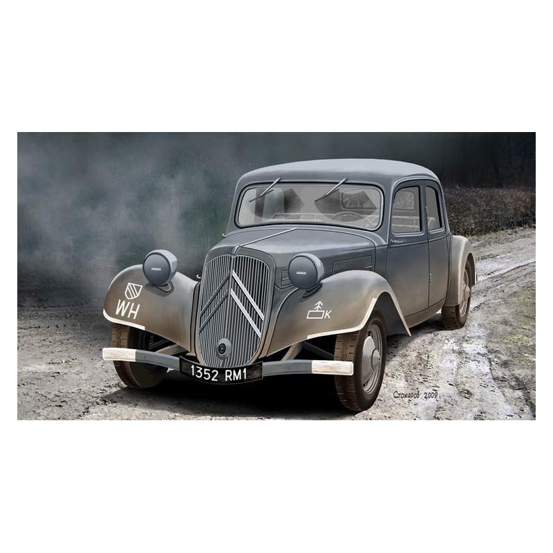 Traction avant Citroën au 1/72, maquette à monter ACE productions