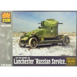 Maquette WWI Camion blindé Lanchester "Russian Service", Copper State Models, 4751032600039