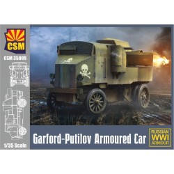 Maquette 1/35 Véhicule Blindé WWI, Garford Putilov, Copper State Models, 4751032601227