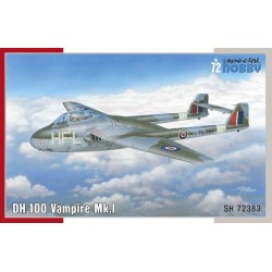 Maquette avion 1/72, DH 100...