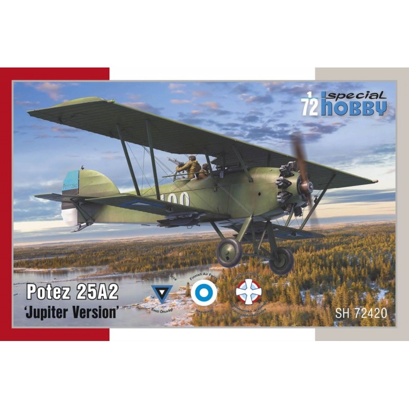 Maquette avion français 1/72, Potez 25 A2, maquettes special hobby, 8594071089207