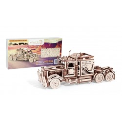WOOD TRICK Wood Trick, truck Big Rig + porte voiture, puzzle 3d en bois Puzzles 3d en bois
