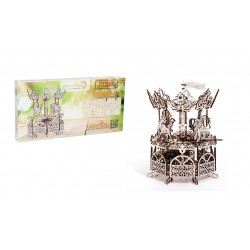 WOOD TRICK Wood Trick, le Caroussel, puzzle en 3 dimensions mécanique. Puzzles 3d en bois