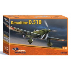 Dewoitine D 510, maquette avion 1/32 Dora wings, 4820237050489