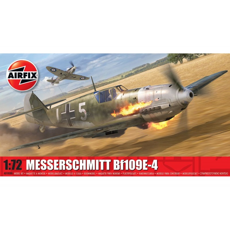 maquettes avions 1/72, Messerschmitt BF109E-4, Airfix, 5063129022044