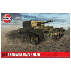 maquette tank 1/35, Cromwell Mk.IV / Mk.VI, Airfix, 5063129029487