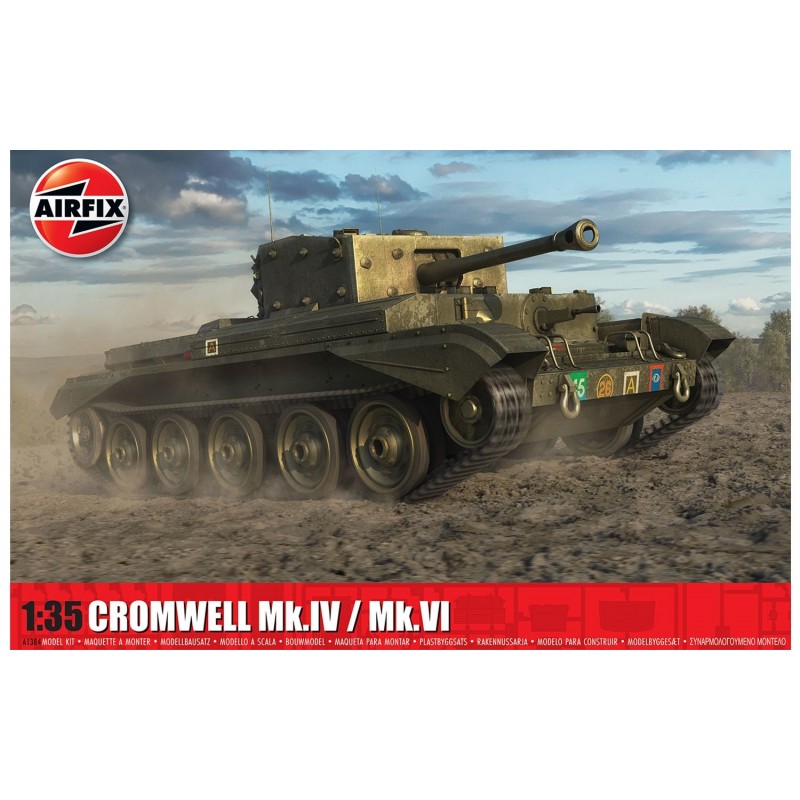 maquette tank 1/35, Cromwell Mk.IV / Mk.VI, Airfix, 5063129029487