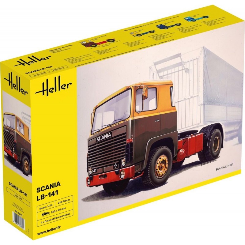 Maquette Scania 141, Maquette de camion Heller, 3279510807738