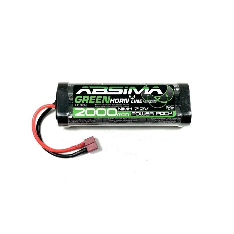 Batterie RC Nimh Absima, 200 Mah, Prise Dean / T, 4250650959784