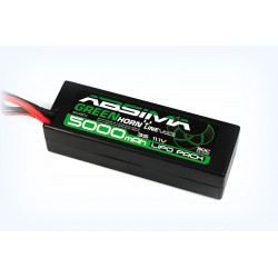 Batterie Lipo 3s Absima, 5000 MAH, 50C, XT60, batterie hardcase, 4250650934475