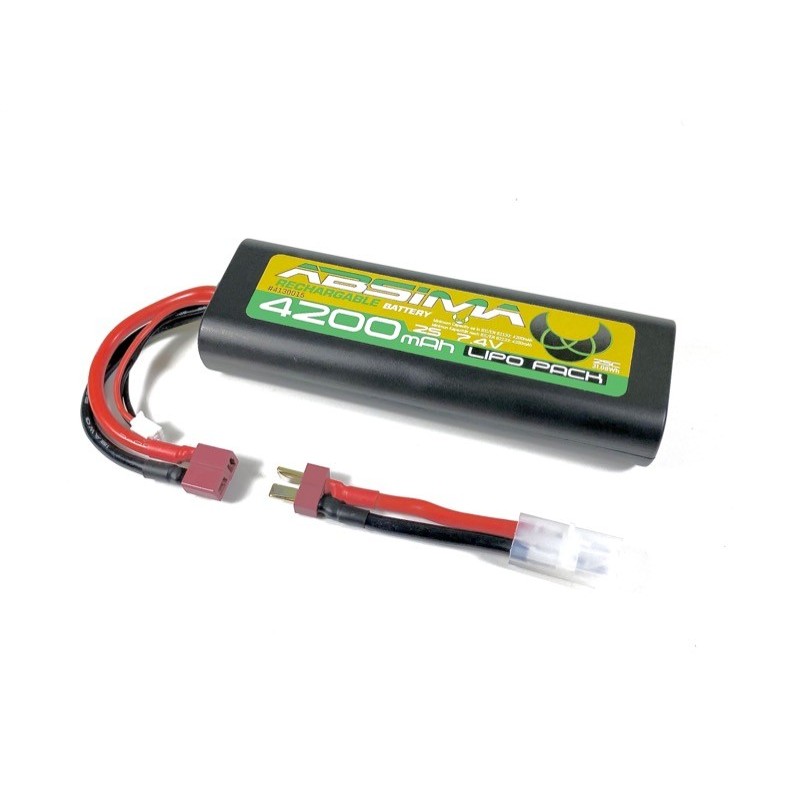 Batterie roundcase, 2s 4200 MAH, avec adaptateur Tamiya, 4250650956882