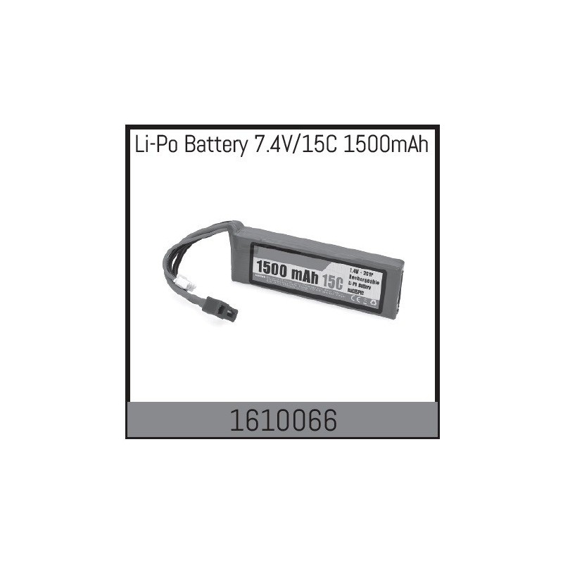 Batterie 2s Li-Po 7.4V/15C 1500mAh, batterie absima, 4250650953423