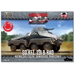 Maquette tank 1/72, German Sd.Kfz.231 8- Rad, maquettes First to Fight, 9788364186691
