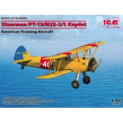 Maquette acion 132 ICM Stearman PT-13N2S-25 Kaydet, avion d'entrainement américain, 4823044406449