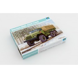 Maquette camion 1/35 Trumpeter, Ural 4320, 240 pièces à assembler sur 8 grappes. 9580208010120