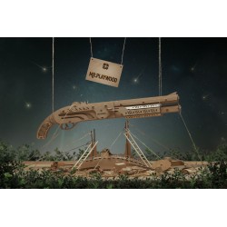 mr PlayWood Puzzle en bois de fusil à pompe Puzzles 3d en bois