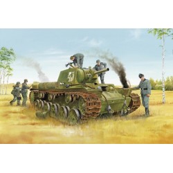 Maquette tank Soviétique 1/35, Trumpeter, KV-8 CHAR LOURD,  9580208015651