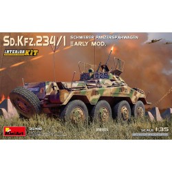 Maquette véhicule blindé MiniArt, Sd.Kfz.234/1 Schwerer Panzerspahwagen