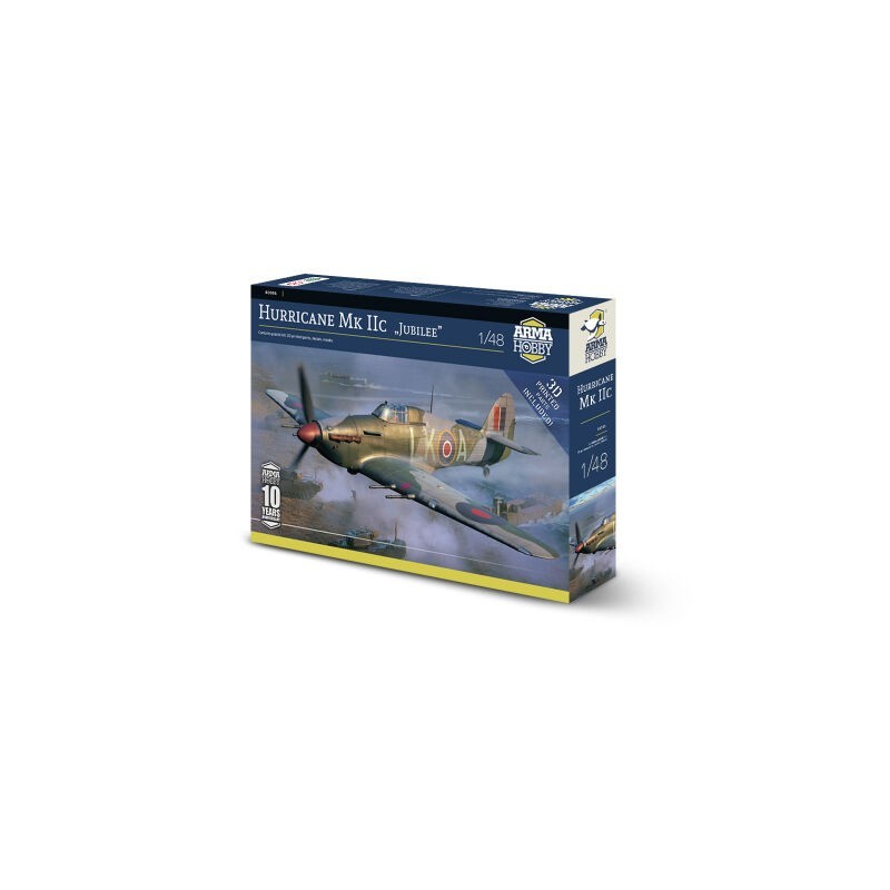 Maquette avion Hurricane 1/48 , Hurricane Mk IIc, Arma Hobby, édition limitée
