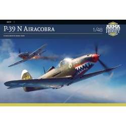 maquette avion américain WWII, P-39N Airacobra, maquettes Arma Hobby