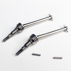 Pièce pour voiture RC électrique paire de cardans av ou arr pour Eazy RC CHevrolet Colorado / MHD Pro Stinger / MJX 16208
