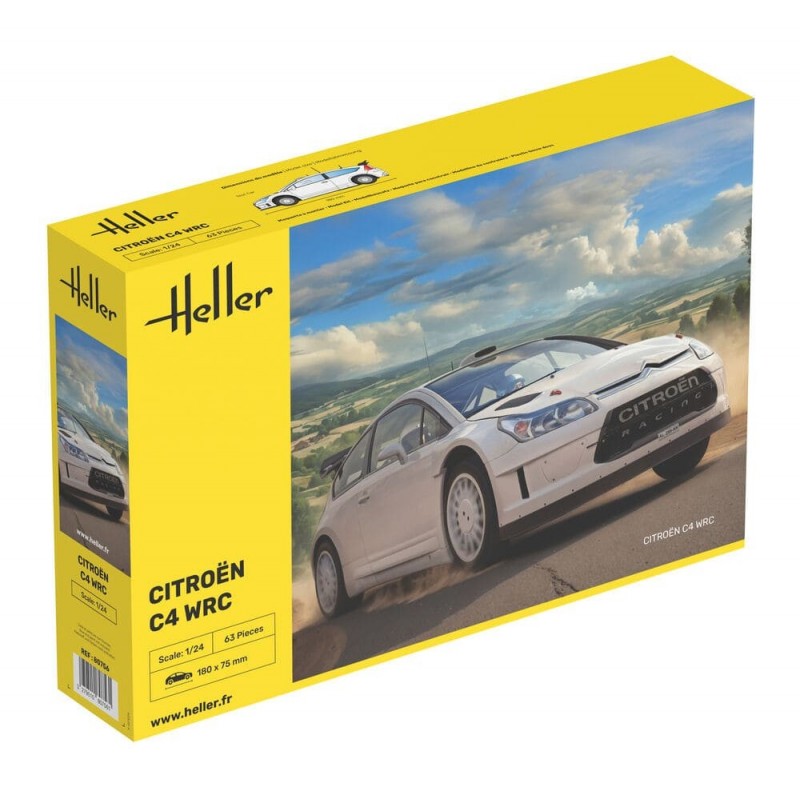 Maquette Heller 1/24, Citroen C4 WRC, 3279510807561