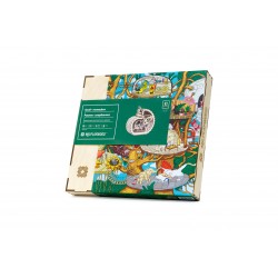 mr PlayWood Puzzle 3d en bois, tirelire, modèle escargot Puzzles 3d en bois