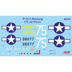 Maquette Avion 1/48 ICM, North American P51 A, 4823044400584