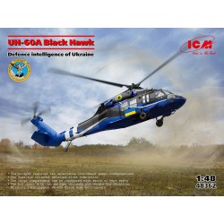 Maquette hélicoptère ICM 1/48, UH-60A Black Hawk, Defence intelligence of Ukraine, 4823044411306
