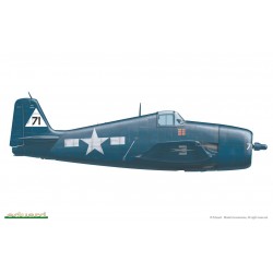 Maquette Avion 1/72 Eduard, F6F-5 Hellcat Profipack, 8591437070770